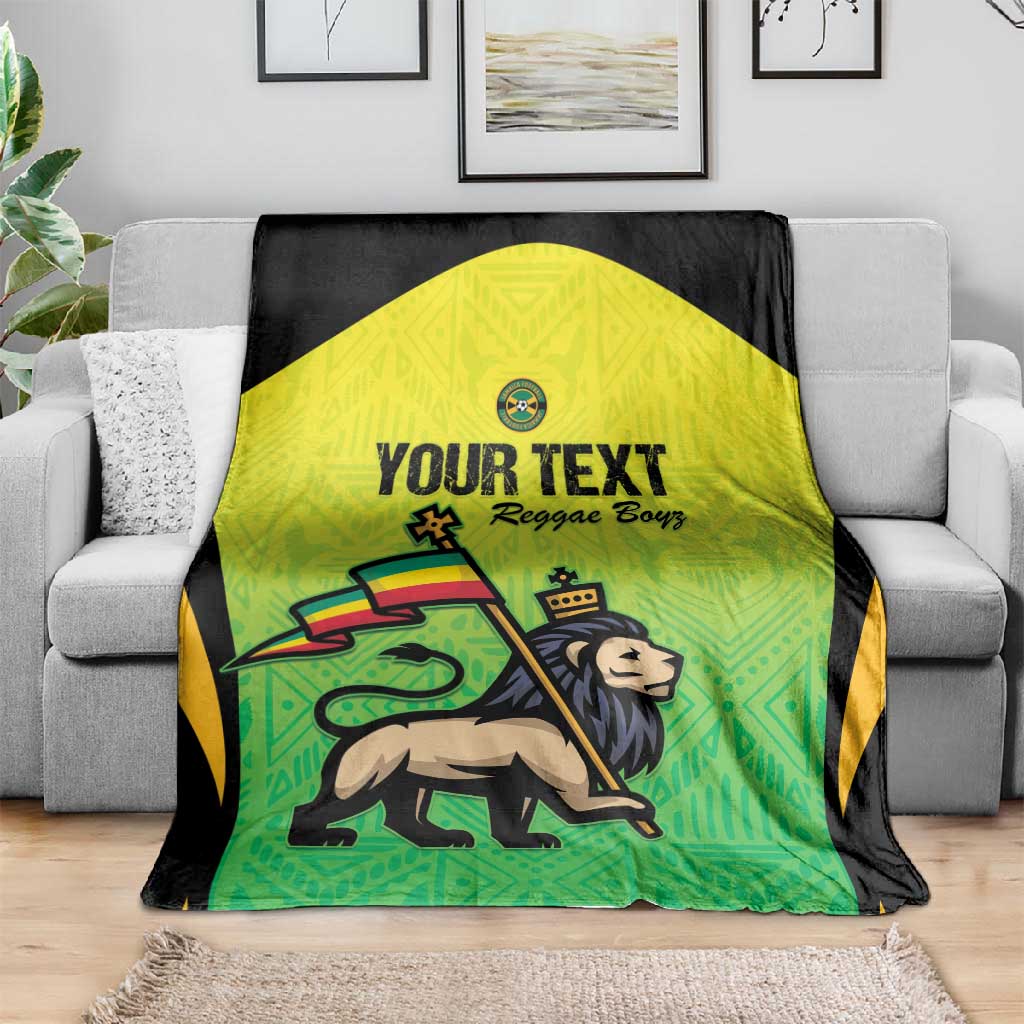 Custom Jamaica Football Blanket Go Champions LT15
