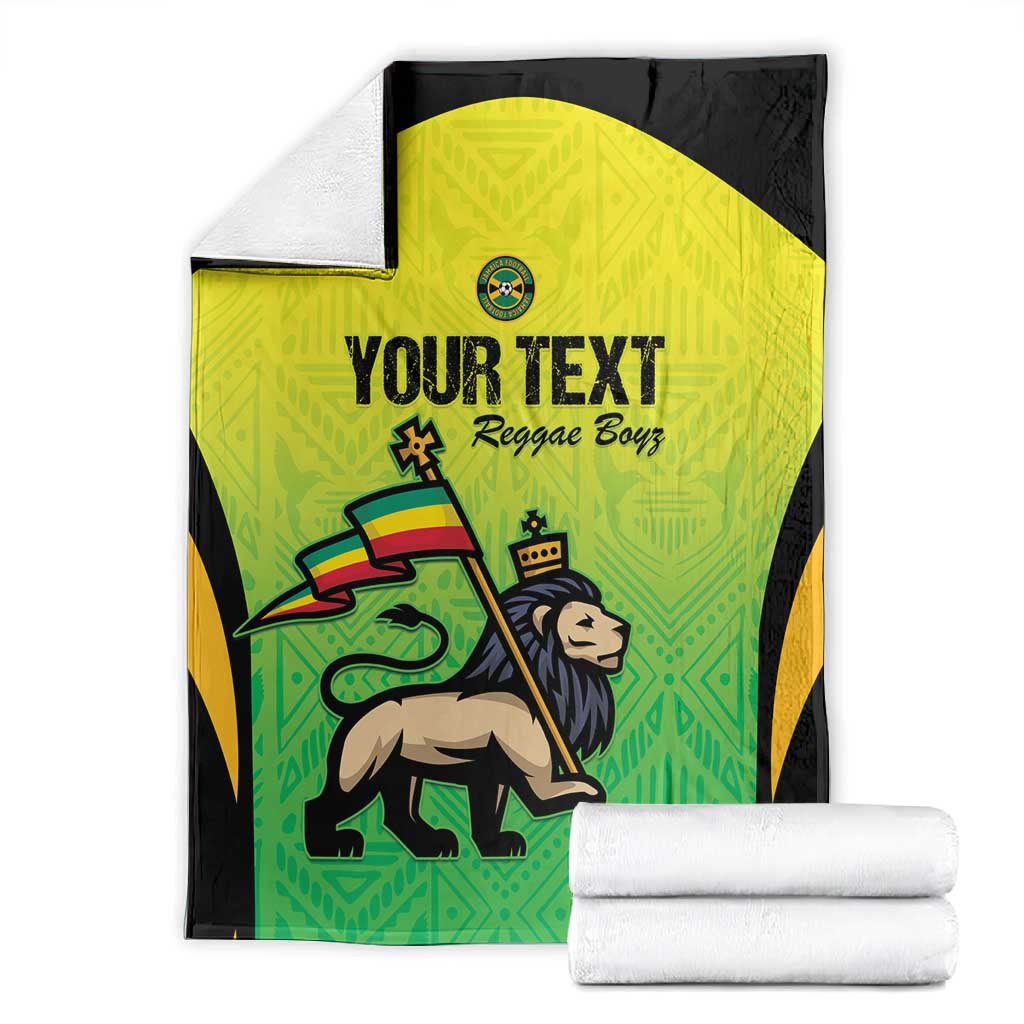 Custom Jamaica Football Blanket Go Champions LT15