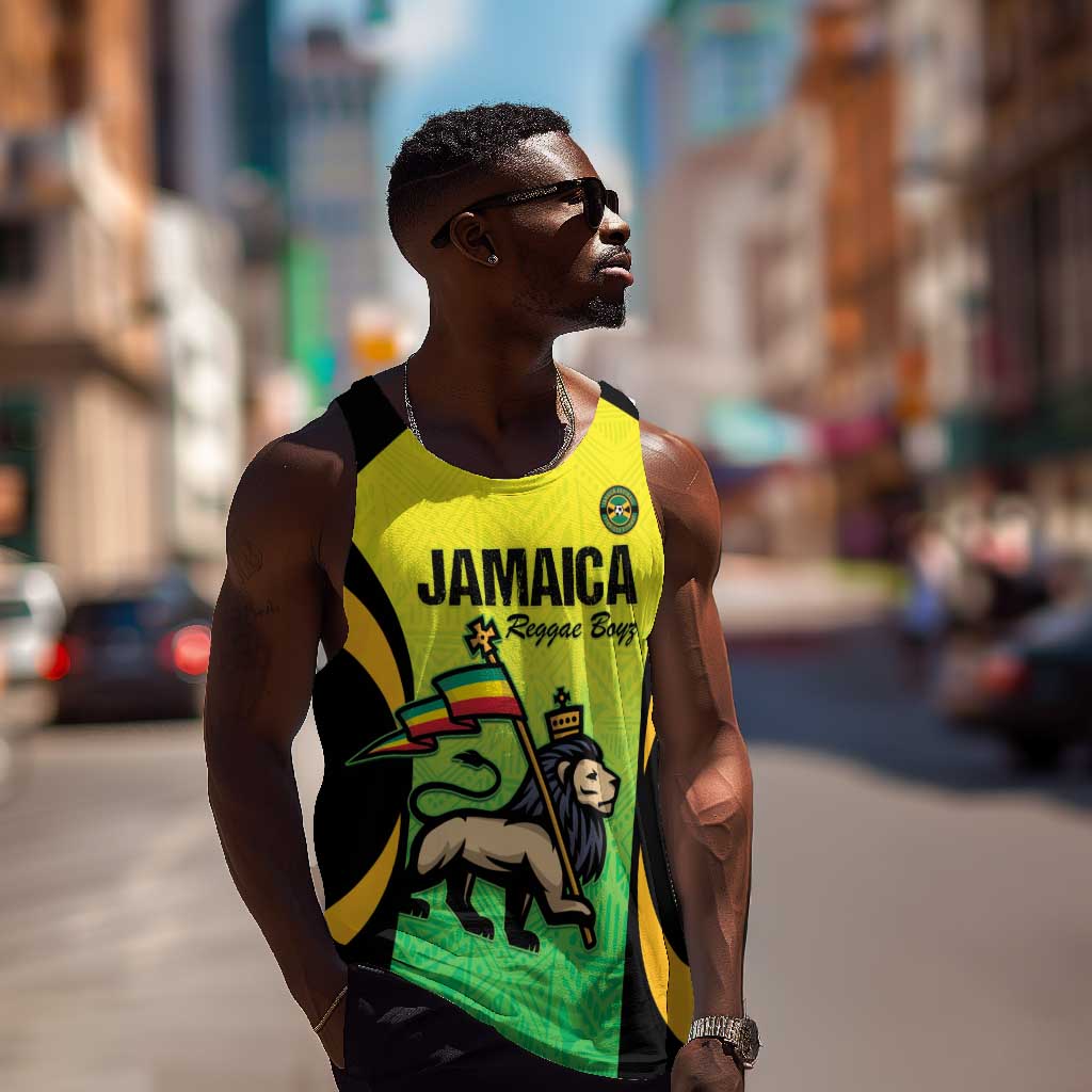 Custom Jamaica Football Men Tank Top Go Champions LT15
