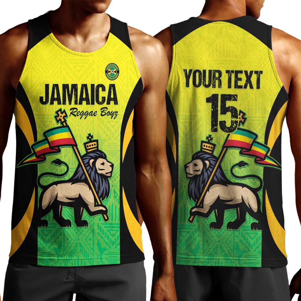Custom Jamaica Football Men Tank Top Go Champions LT15