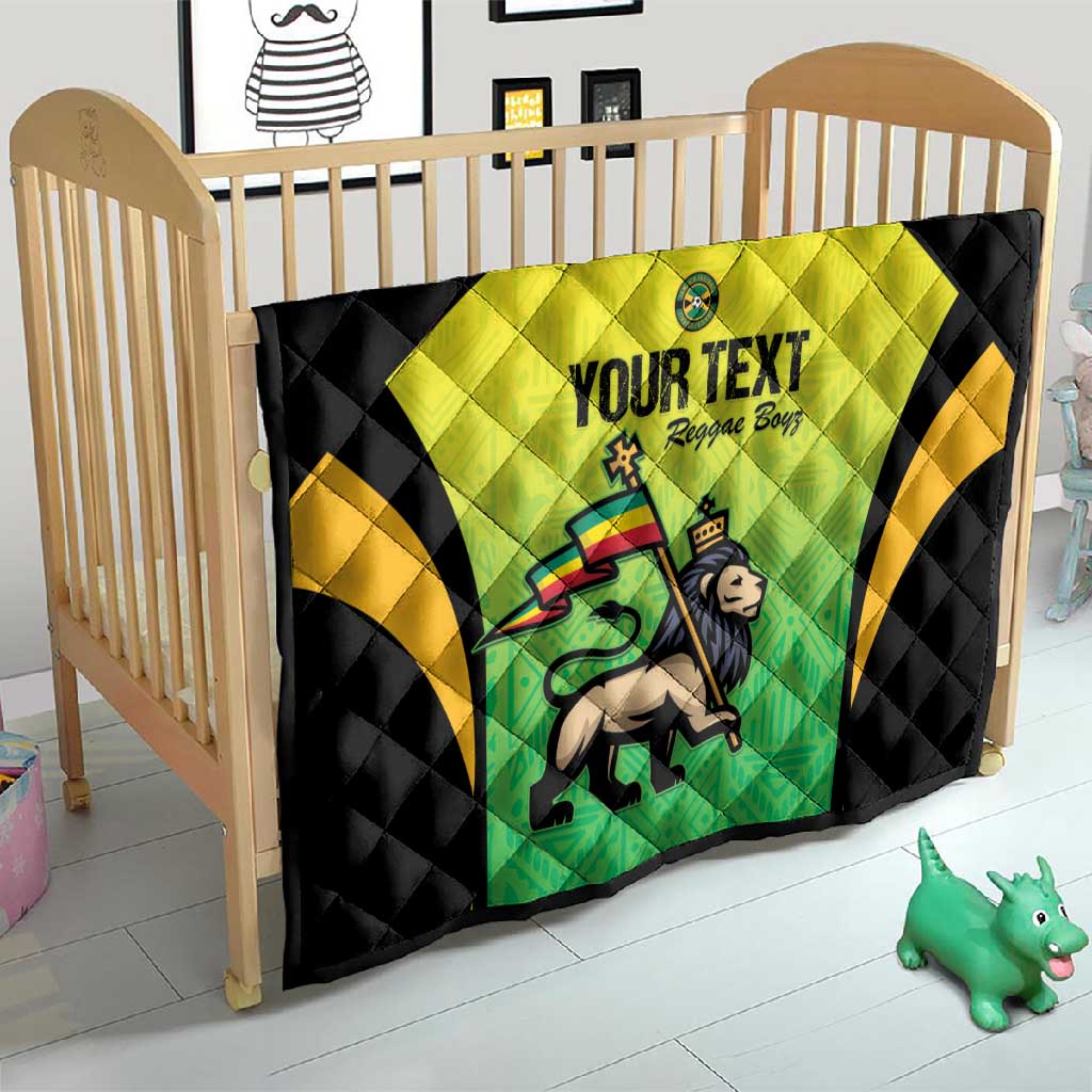 Custom Jamaica Football Quilt Go Champions LT15