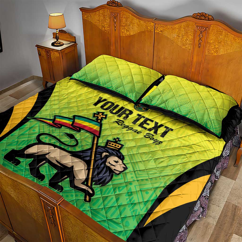 Custom Jamaica Football Quilt Bed Set Go Champions LT15