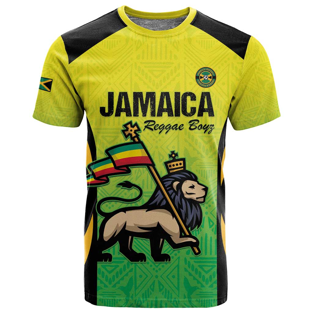 Custom Jamaica Football T shirt Go Champions LT15