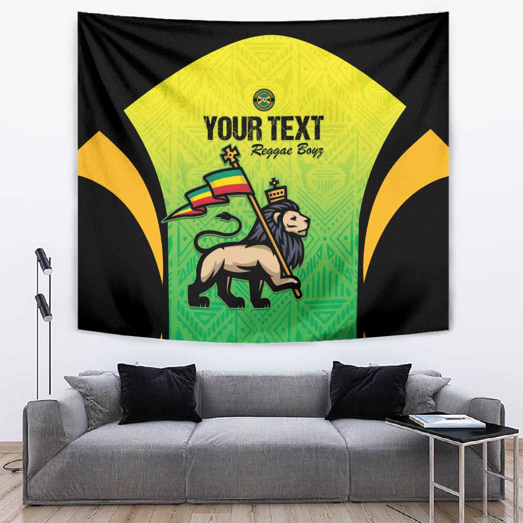 Custom Jamaica Football Tapestry Go Champions LT15