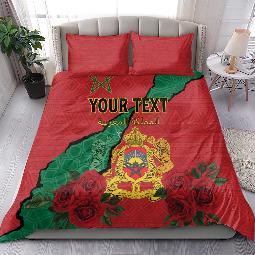 Personalised Morocco Bedding Set Coat Of Arms - Islamic Mix African Patterns LT15