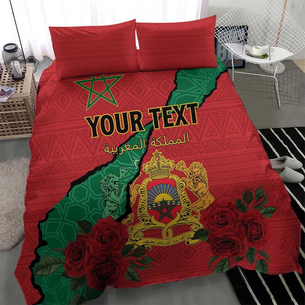 Personalised Morocco Bedding Set Coat Of Arms - Islamic Mix African Patterns LT15