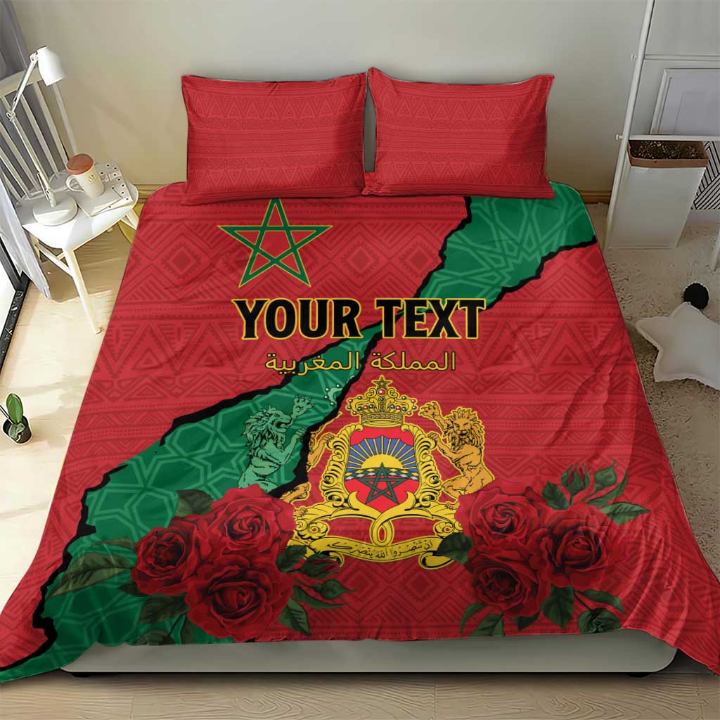Personalised Morocco Bedding Set Coat Of Arms - Islamic Mix African Patterns LT15