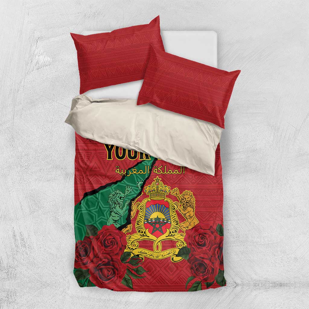 Personalised Morocco Bedding Set Coat Of Arms - Islamic Mix African Patterns LT15