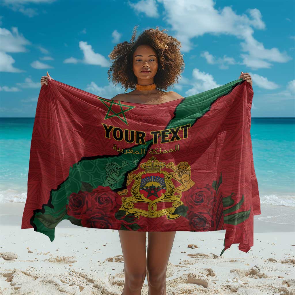 Personalised Morocco Sarong Coat Of Arms - Islamic Mix African Patterns LT15
