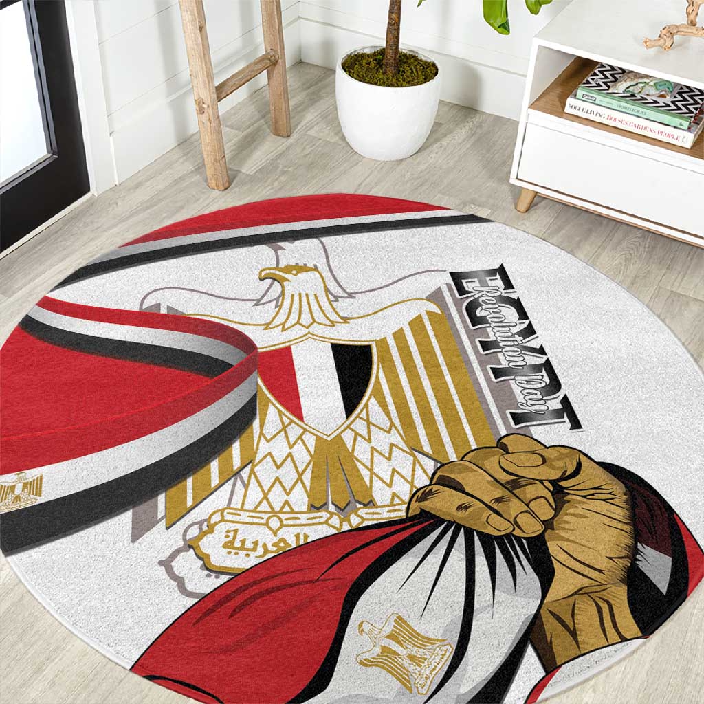 Egyptian Revolution Round Carpet July 23rd LT15