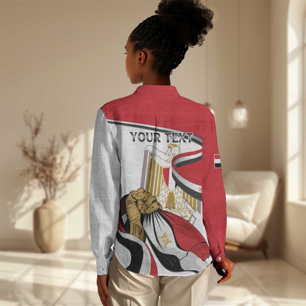 Personalized Egyptian Revolution Women Casual Shirt July 23rd LT15