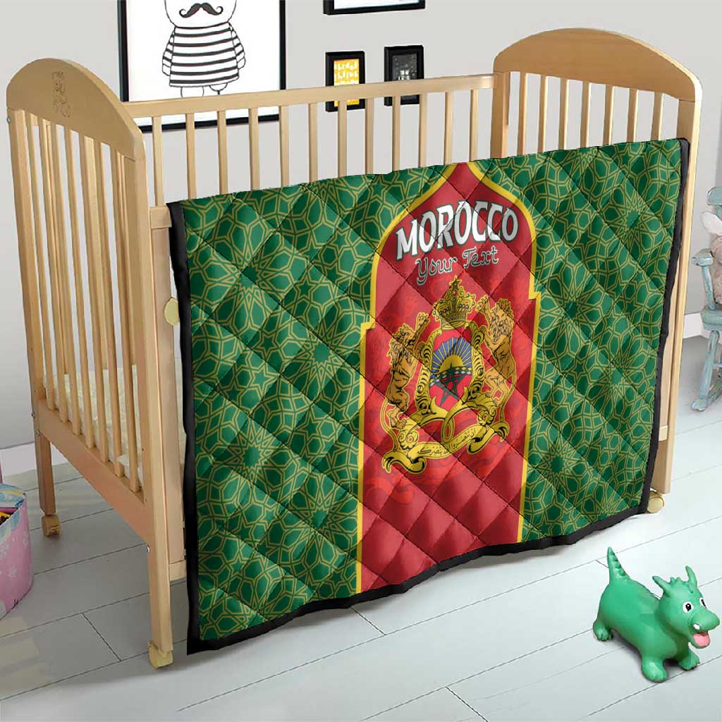 Personalized Morocco Fete du Trone Quilt King Lion LT15