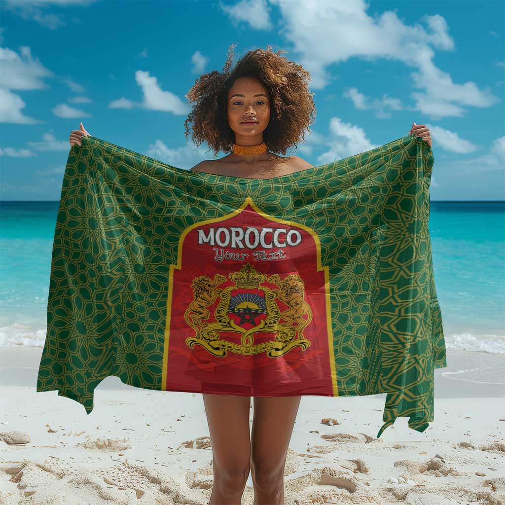 Personalized Morocco Fete du Trone Sarong King Lion LT15