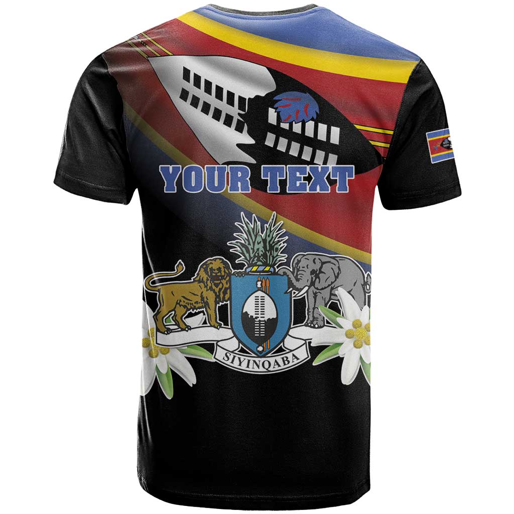Personalized Eswatini Somhlolo Day T shirt Coat Of Arms With Map LT15