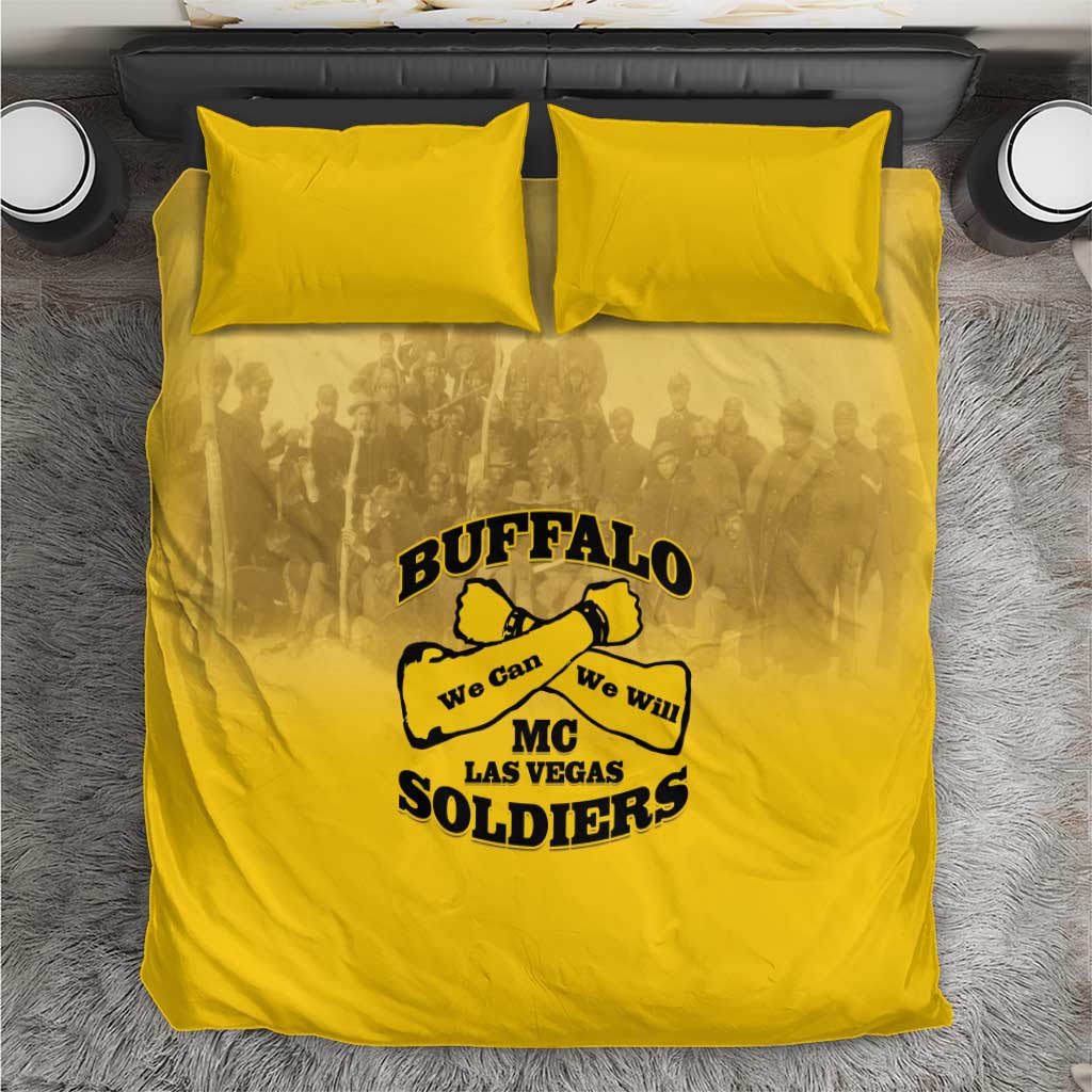 Buffalo Soldier Bedding Set African American Heroes - Yellow LT15