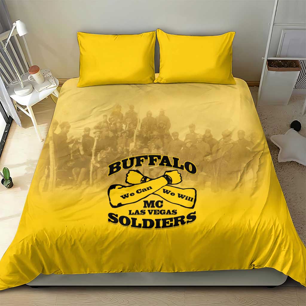 Buffalo Soldier Bedding Set African American Heroes - Yellow LT15