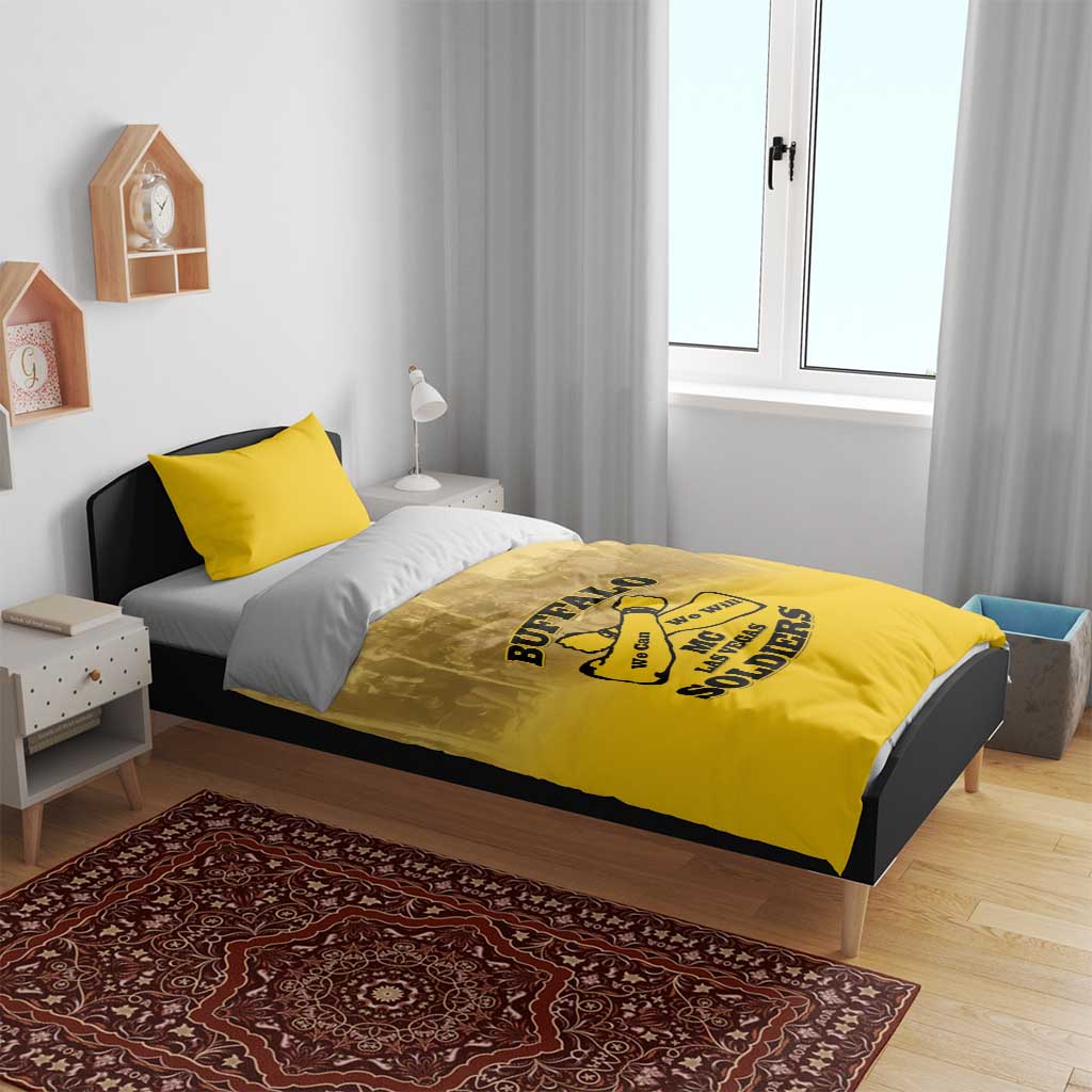 Buffalo Soldier Bedding Set African American Heroes - Yellow LT15
