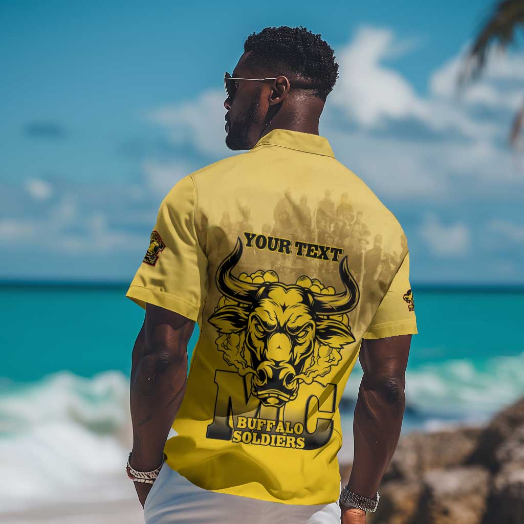 Personalized Buffalo Soldier Hawaiian Shirt African American Heroes - Yellow LT15