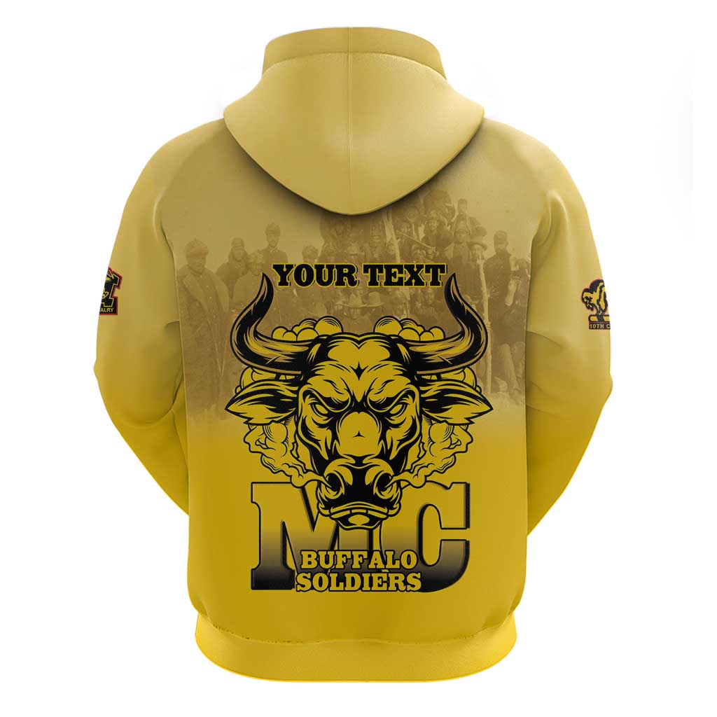Personalized African American Buffalo Soldier Hoodie We Can We Will - Yellow LT15