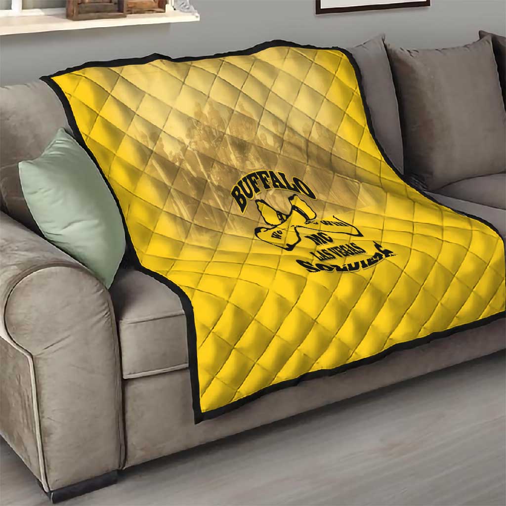 Buffalo Soldier Quilt African American Heroes - Yellow LT15