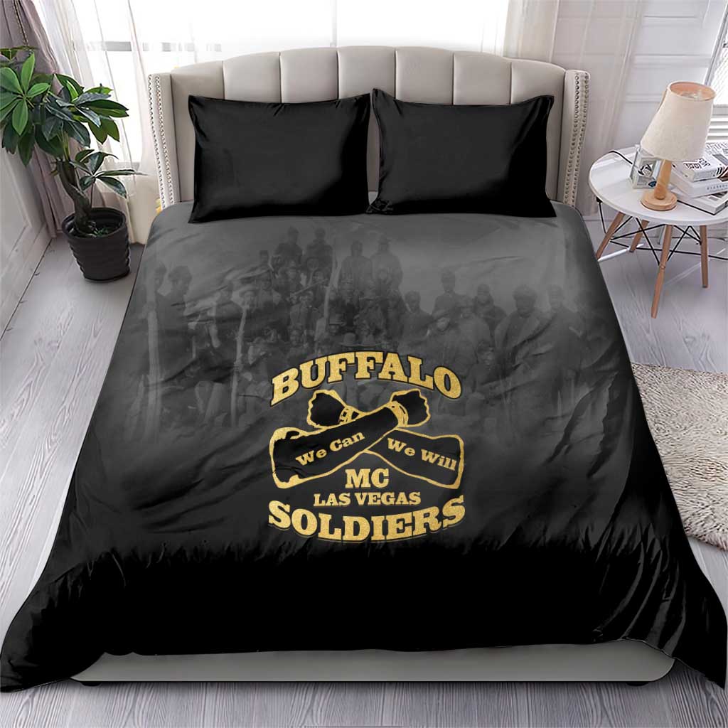 Buffalo Soldier Bedding Set African American Heroes - Black LT15