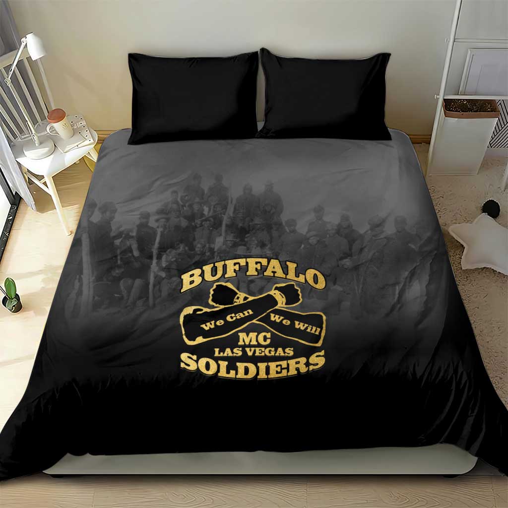 Buffalo Soldier Bedding Set African American Heroes - Black LT15