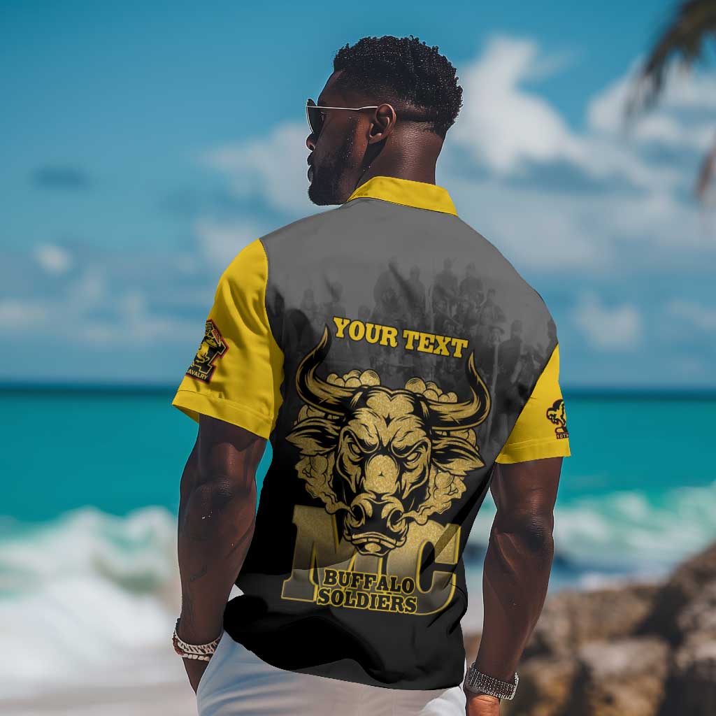 Personalized Buffalo Soldier Hawaiian Shirt African American Heroes - Black LT15