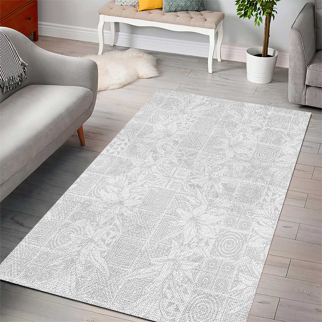 Nigeria Yoruba Osun-Osogbo Festival Area Rug White Lily Lei LT15