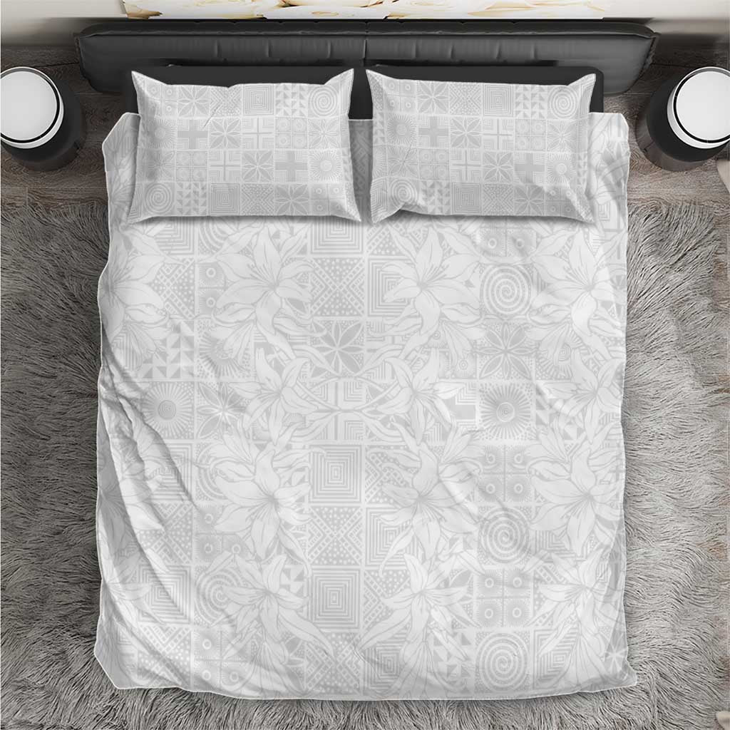 Nigeria Yoruba Osun-Osogbo Festival Bedding Set White Lily Lei LT15