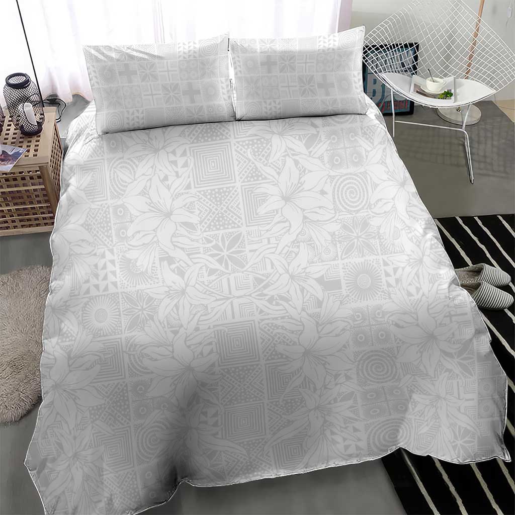 Nigeria Yoruba Osun-Osogbo Festival Bedding Set White Lily Lei LT15