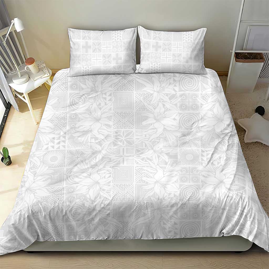 Nigeria Yoruba Osun-Osogbo Festival Bedding Set White Lily Lei LT15