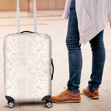 Nigeria Osun-Osogbo Festival Luggage Cover White Lily Lei With Yoruba Pattern LT15