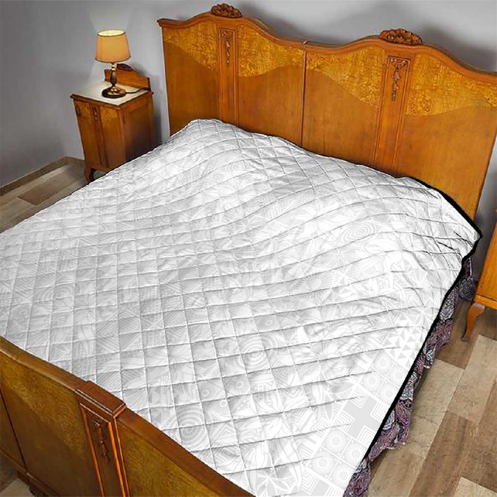 Nigeria Yoruba Osun-Osogbo Festival Quilt White Lily Lei LT15