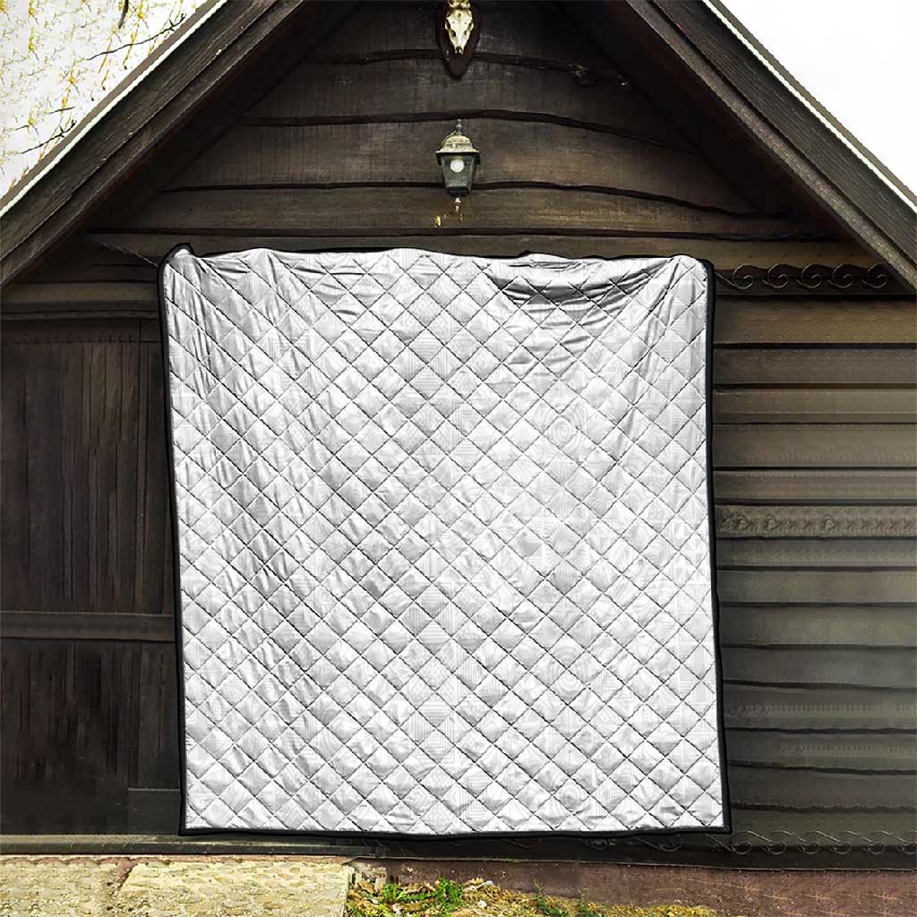 Nigeria Yoruba Osun-Osogbo Festival Quilt White Lily Lei LT15
