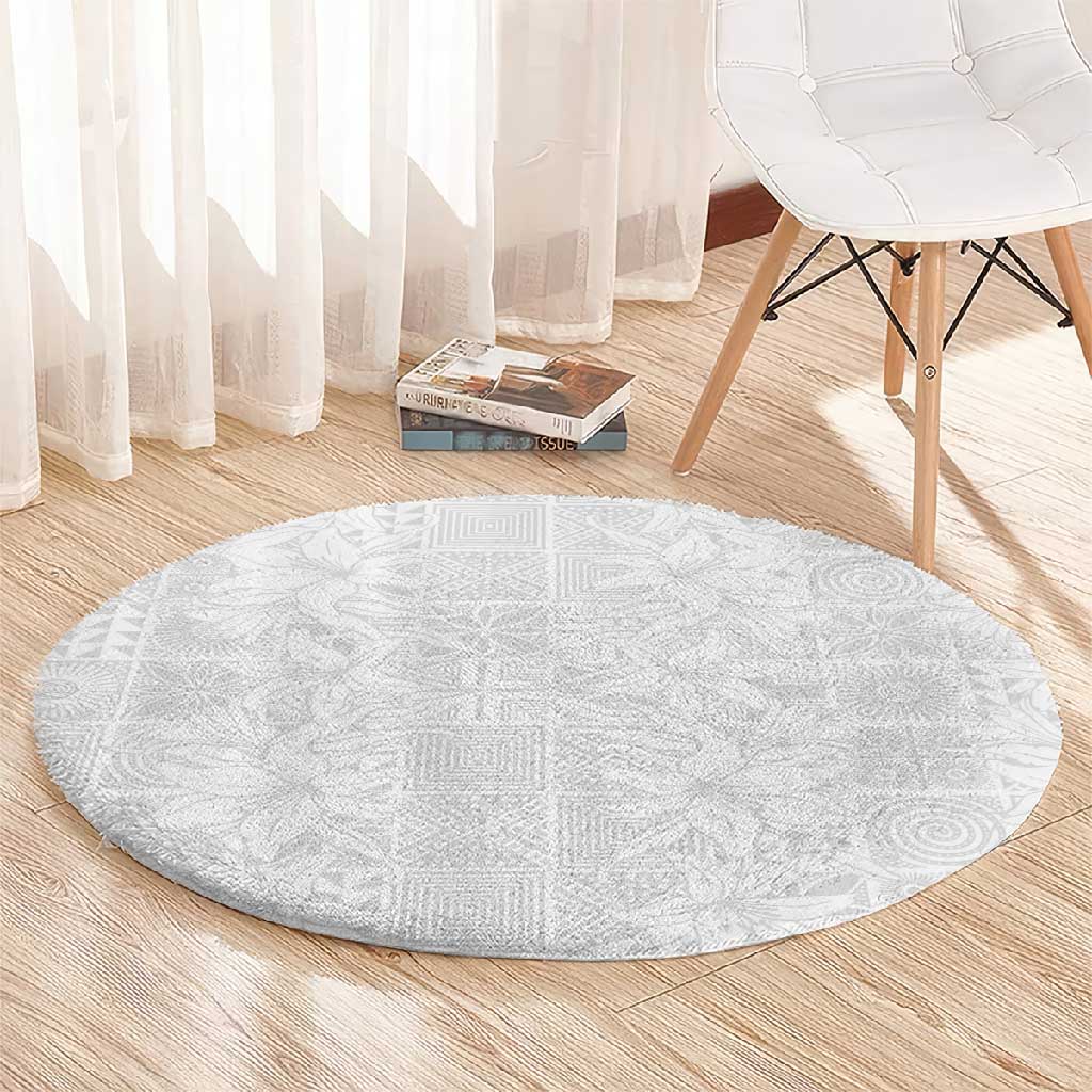 Nigeria Yoruba Osun-Osogbo Festival Round Carpet White Lily Lei LT15