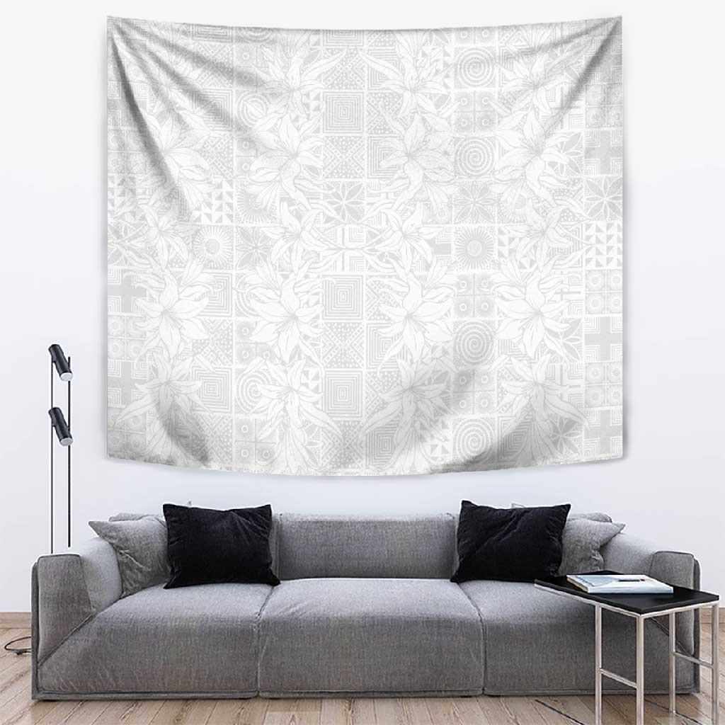 Nigeria Yoruba Osun-Osogbo Festival Tapestry White Lily Lei LT15
