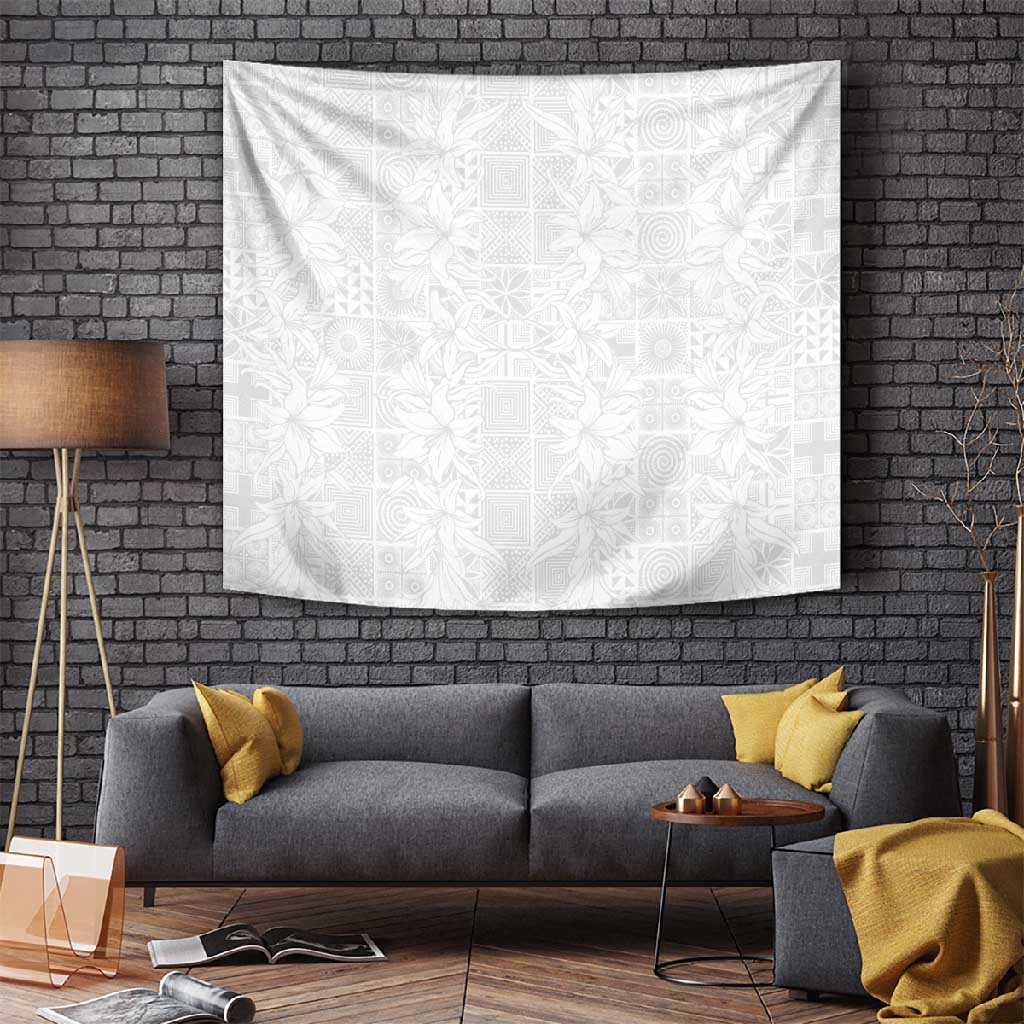 Nigeria Yoruba Osun-Osogbo Festival Tapestry White Lily Lei LT15