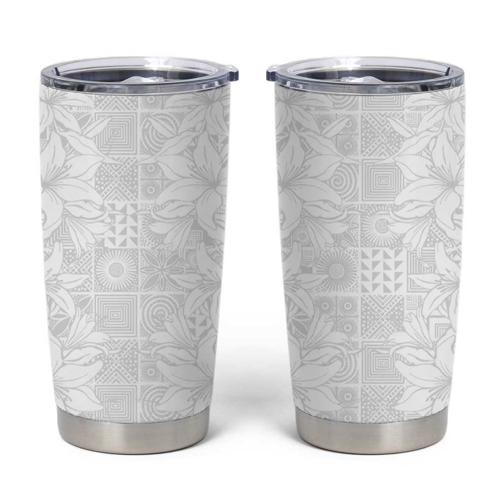 Nigeria Yoruba Osun-Osogbo Festival Tumbler Cup White Lily Lei LT15