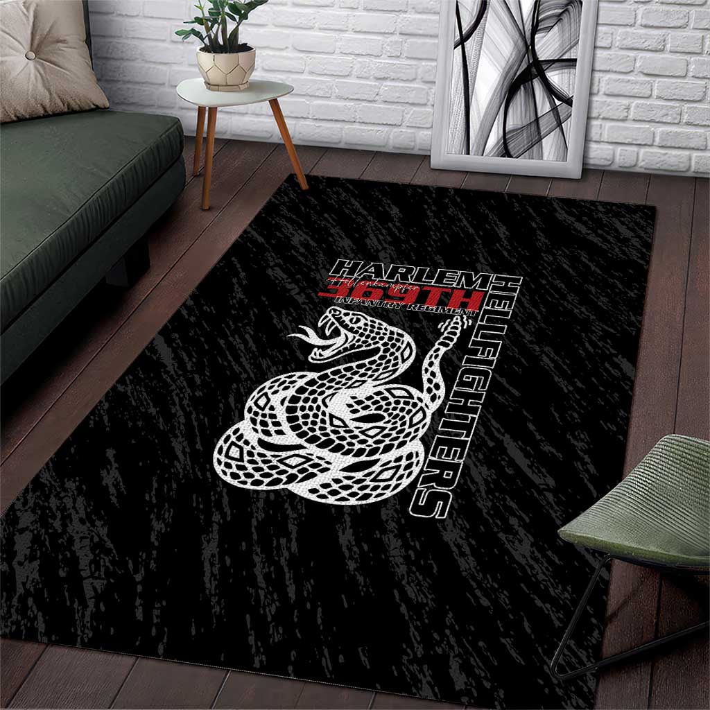 Harlem Hellfighters Area Rug Harlem Rattlers - Don't Tread on Me LT15