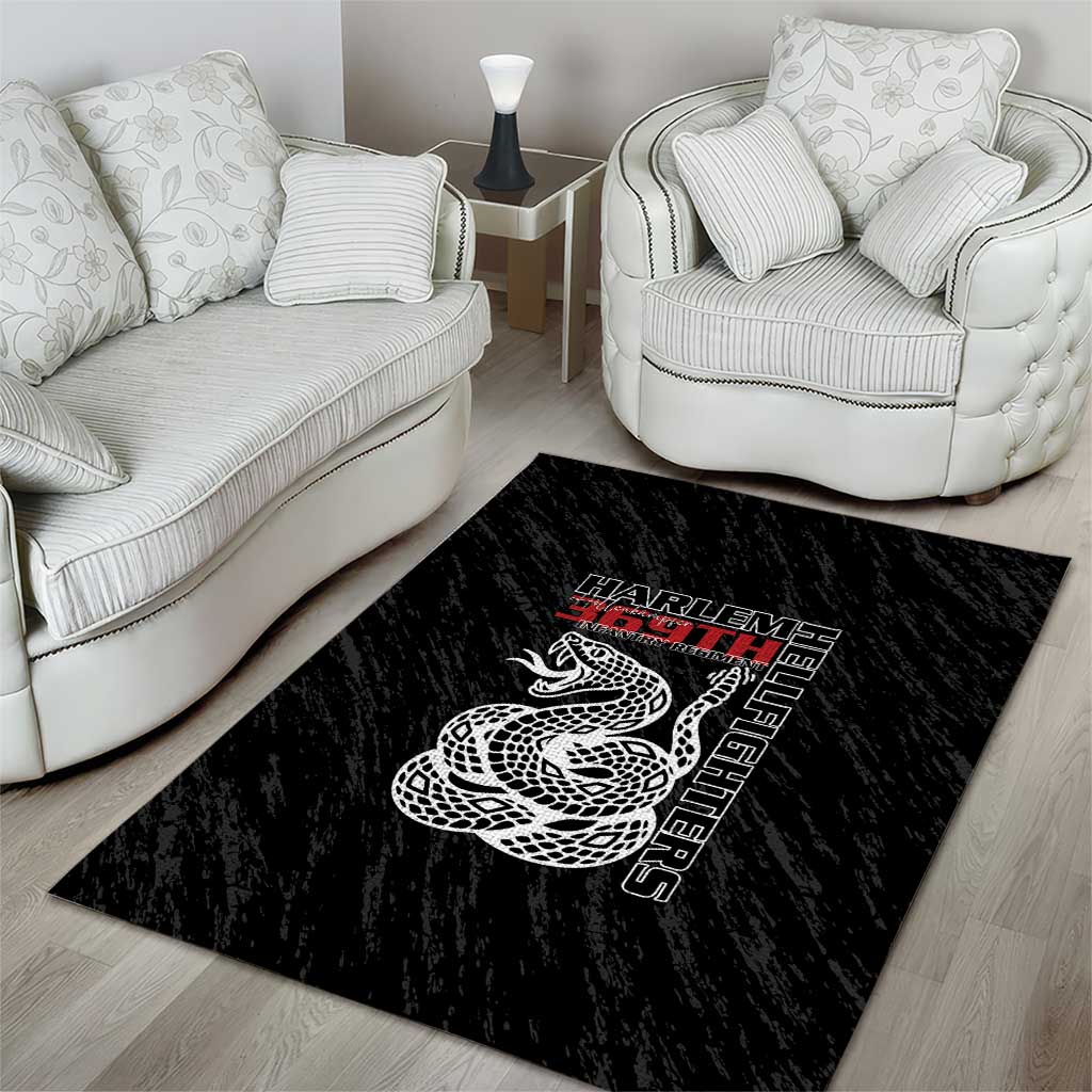 Harlem Hellfighters Area Rug Harlem Rattlers - Don't Tread on Me LT15