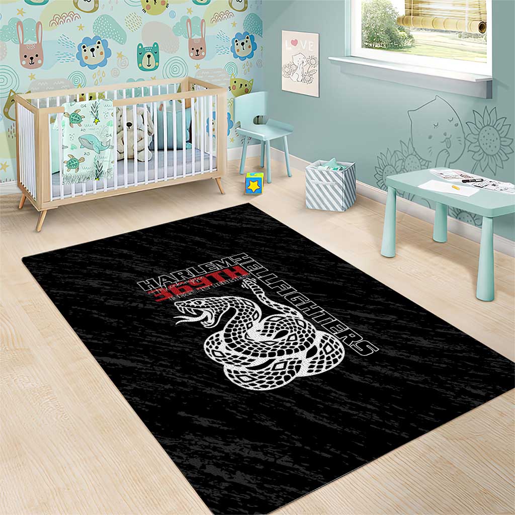 Harlem Hellfighters Area Rug Harlem Rattlers - Don't Tread on Me LT15
