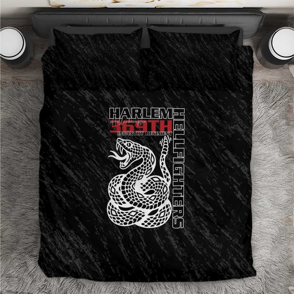 Harlem Hellfighters Bedding Set Harlem Rattlers - Don't Tread on Me LT15