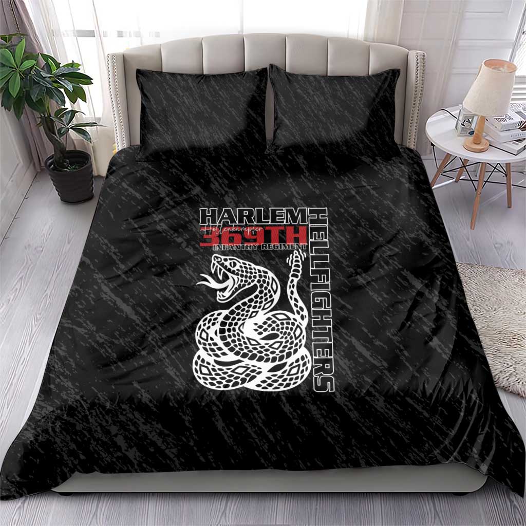 Harlem Hellfighters Bedding Set Harlem Rattlers - Don't Tread on Me LT15