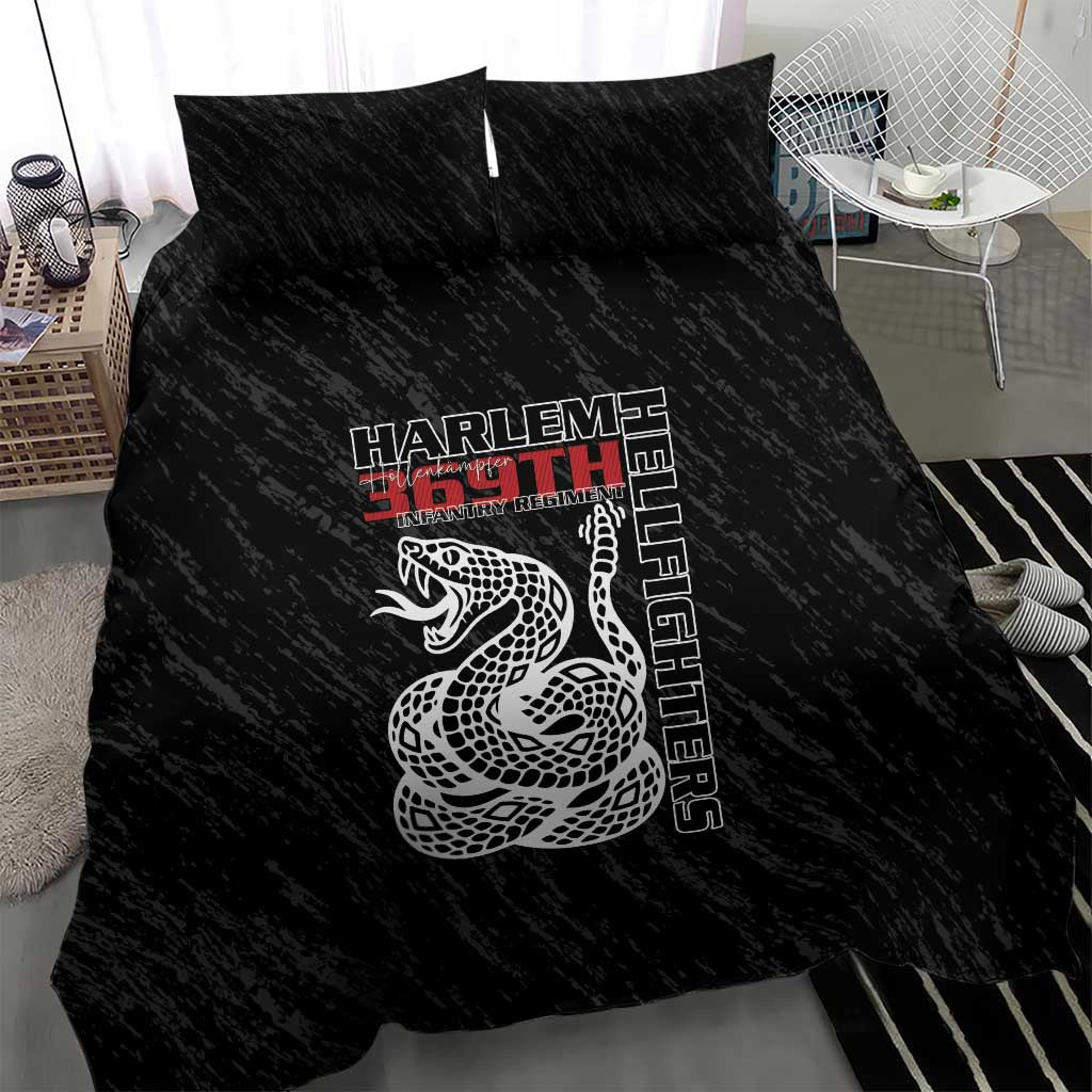 Harlem Hellfighters Bedding Set Harlem Rattlers - Don't Tread on Me LT15
