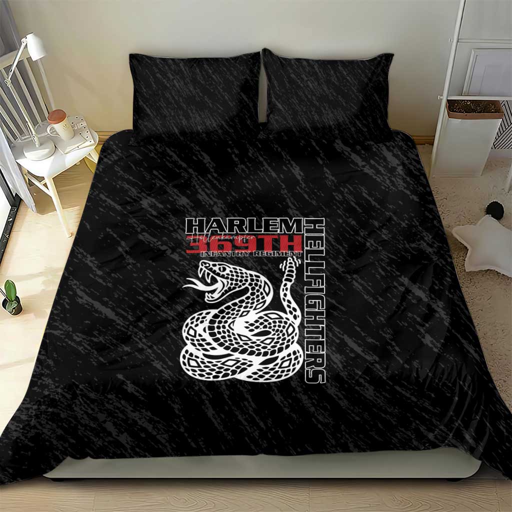 Harlem Hellfighters Bedding Set Harlem Rattlers - Don't Tread on Me LT15