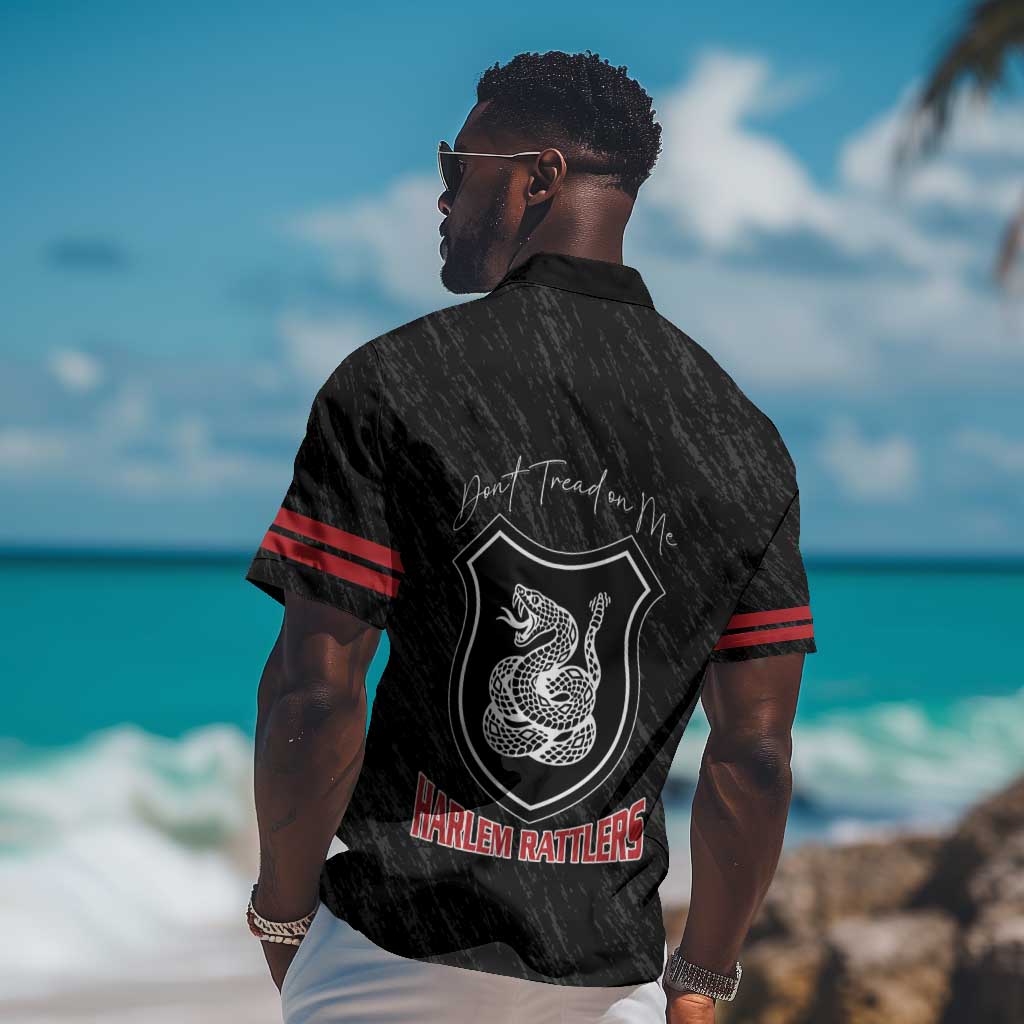 Harlem Hellfighters Hawaiian Shirt Harlem Rattlers - Don't Tread on Me LT15