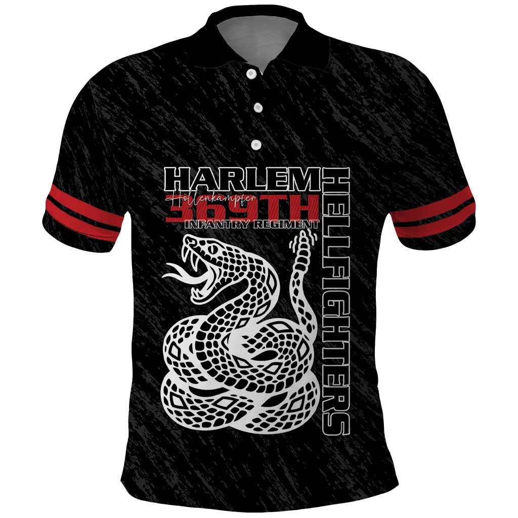 Harlem Hellfighters Polo Shirt 369th Infantry Regiment LT15