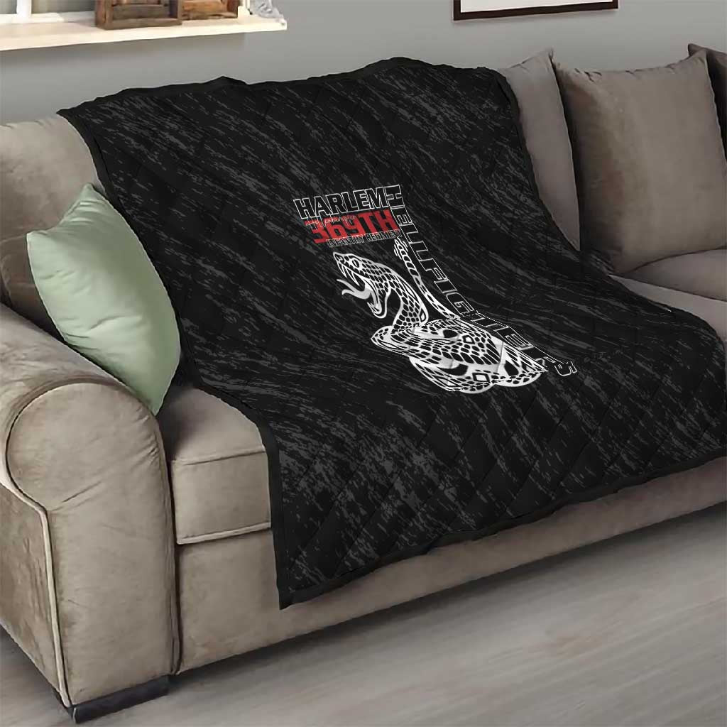 Harlem Hellfighters Quilt Harlem Rattlers - Don't Tread on Me LT15