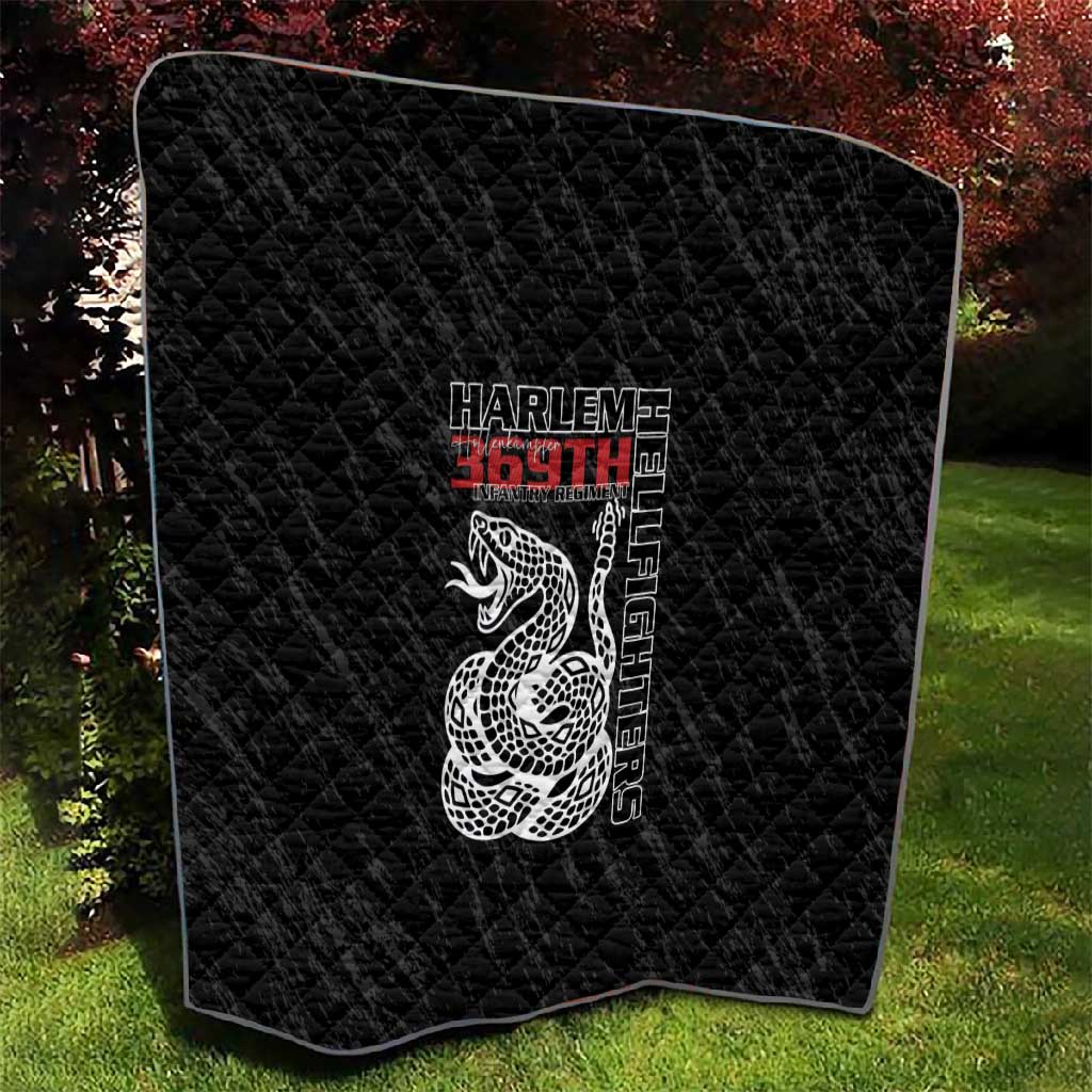 Harlem Hellfighters Quilt Harlem Rattlers - Don't Tread on Me LT15