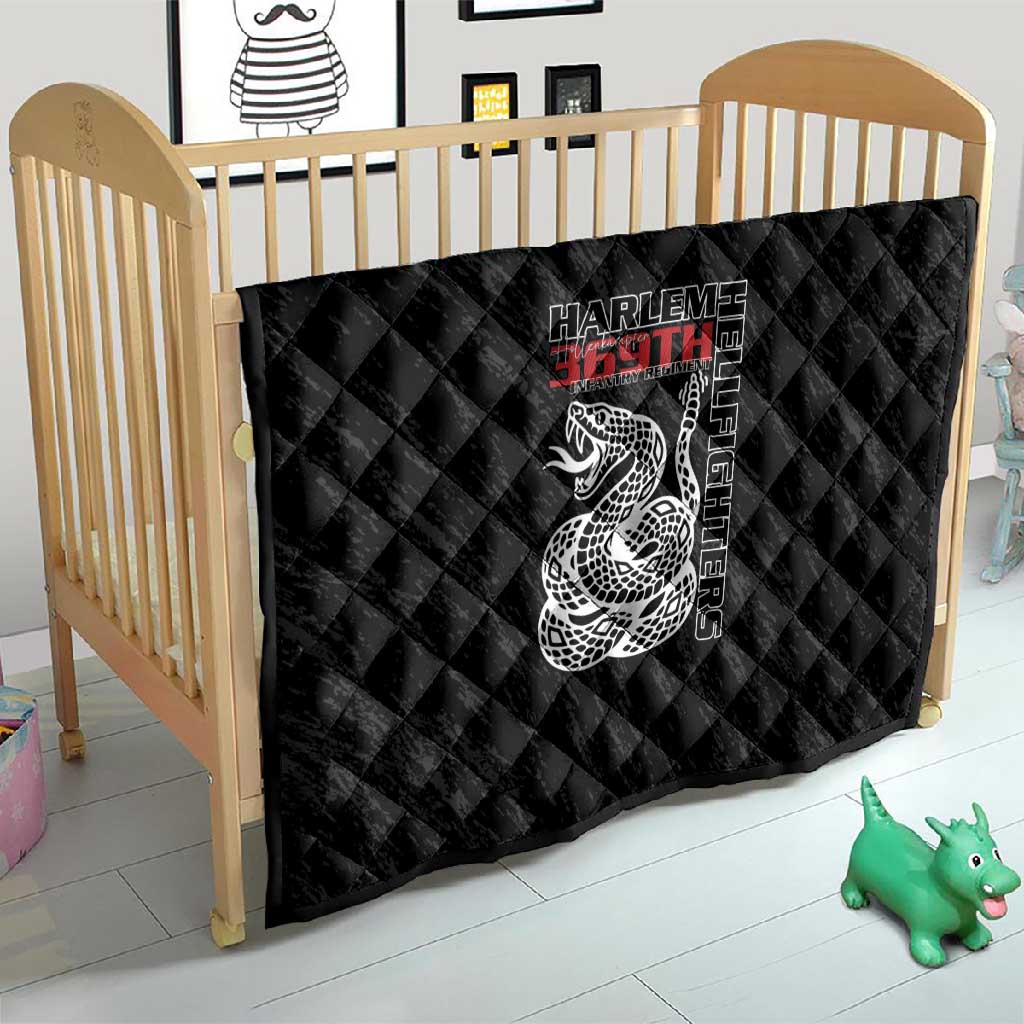 Harlem Hellfighters Quilt Harlem Rattlers - Don't Tread on Me LT15